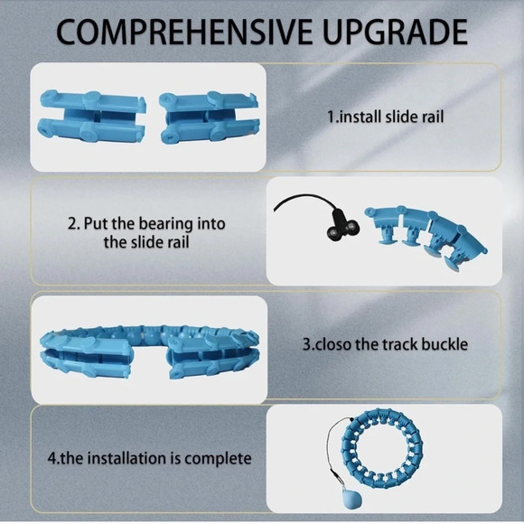 NIB Dumoyi Weighted Fit Hoop for Adults - Picture 7 of 9